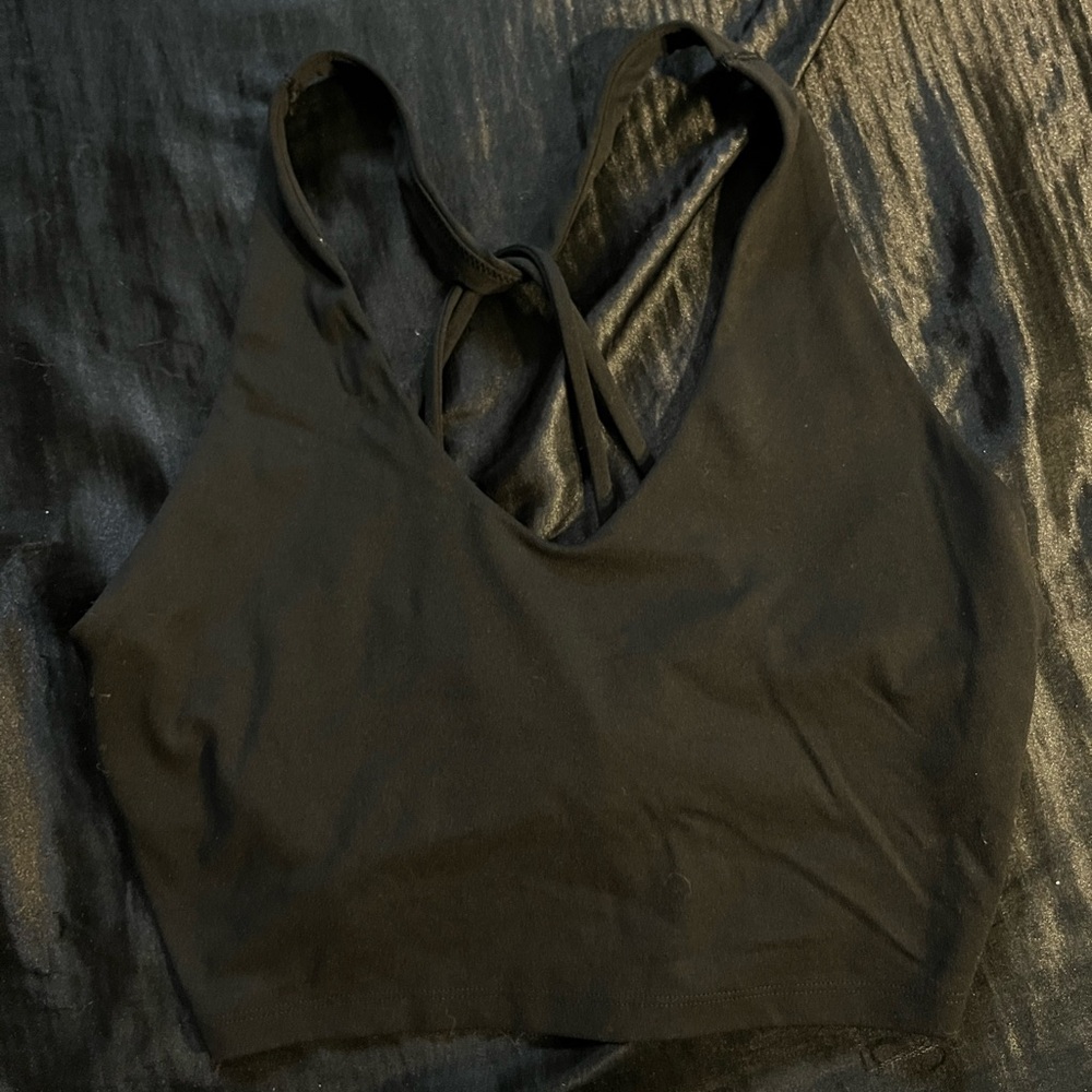 Aerie Black Halter Top